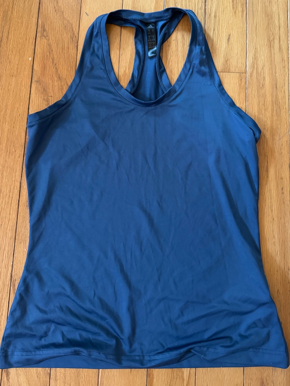 adidas Navy Racerback Performance Tank Top